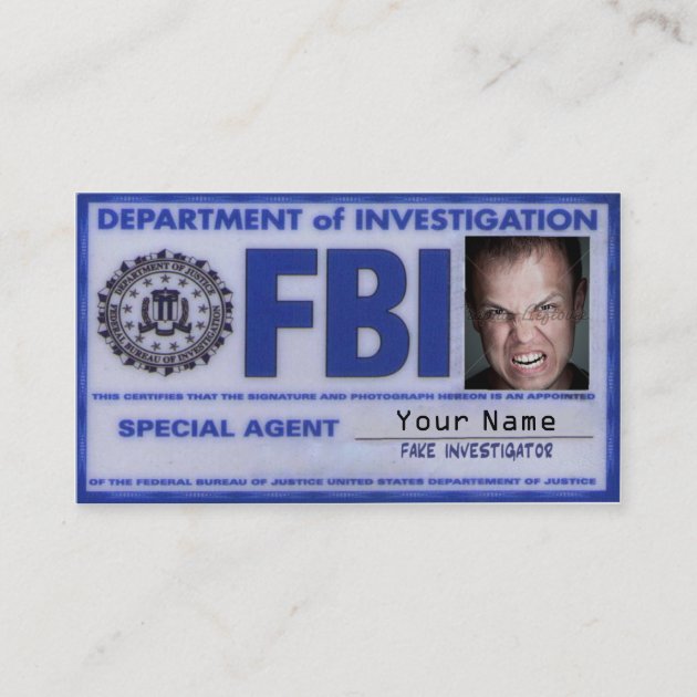 Fake Fbi Id Maker